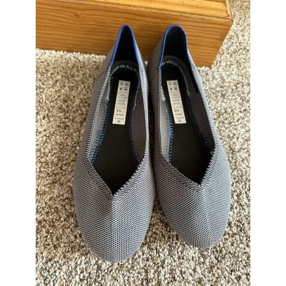 Rothy's Shoes Rothys The Point Flax Birdseye Flats Washable